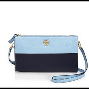 Tory Burch blue color block crossbody